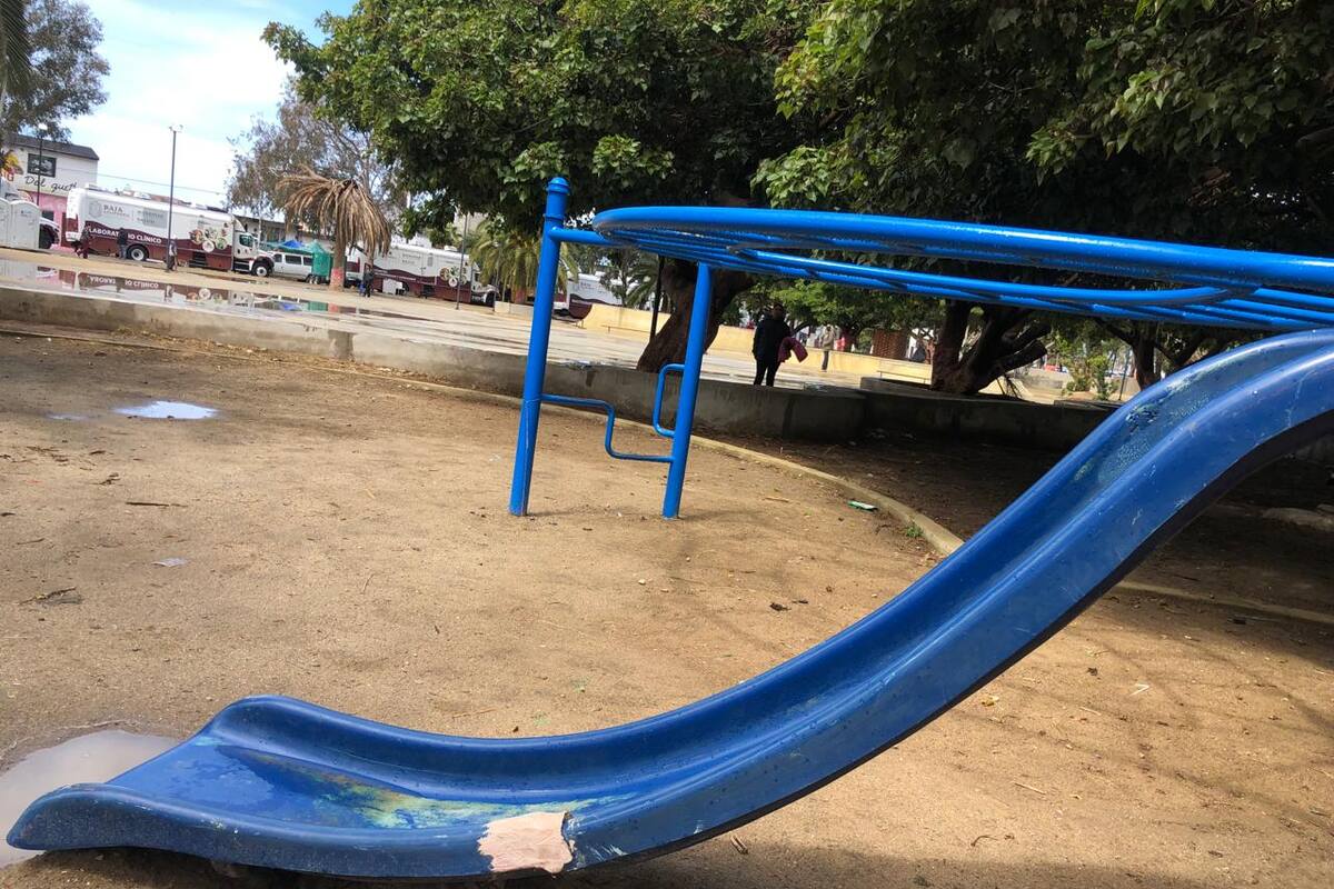 Parque en Primo Tapia presenta mal diseño