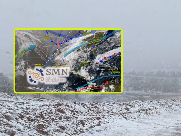 Frente frío 31 y tercera tormenta invernal “congelarán” estas ciudades viernes y sábado con nevadas, lluvias muy fuertes, evento de “Norte” de hasta 90 km/h y heladas de hasta -20 °C en estas zonas