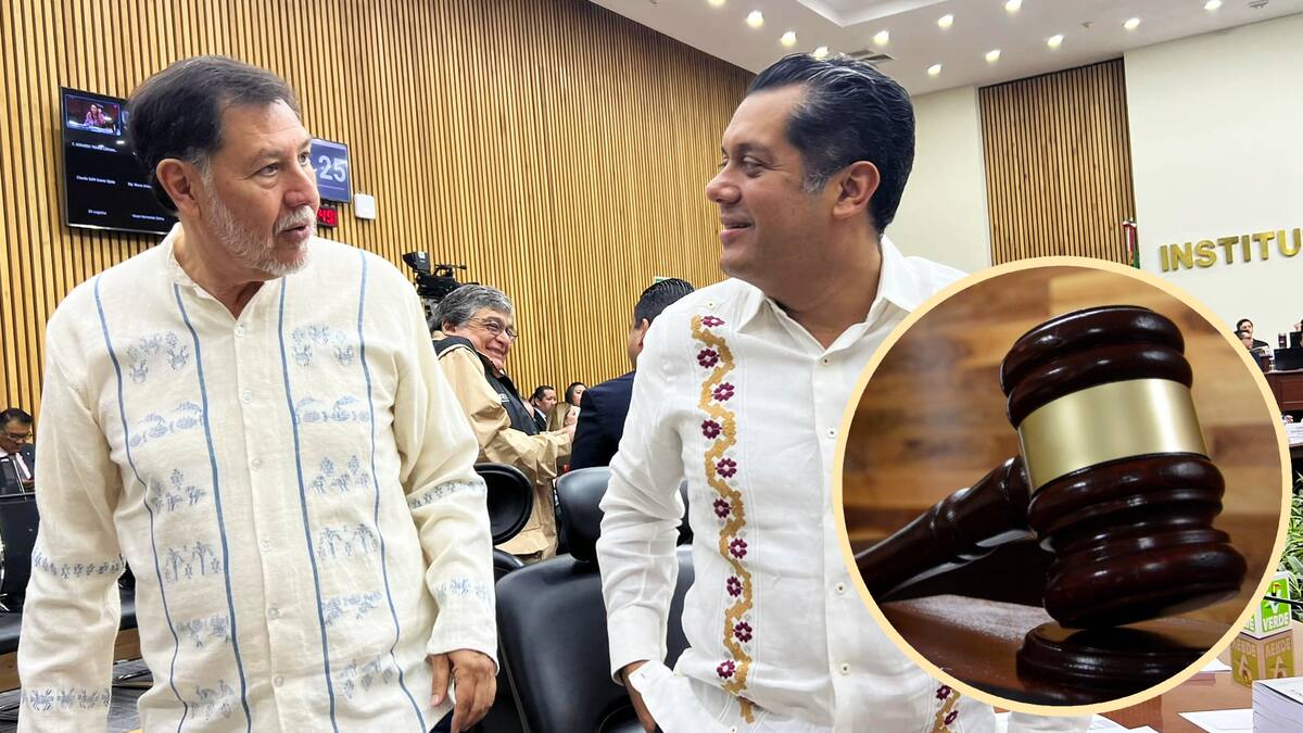 Gerardo Fernández Noroña y Sergio Gutierrez Luna firmaron la impugnación de "un puñado" de candidatos a las elecciones judiciales. FOTO: Especial