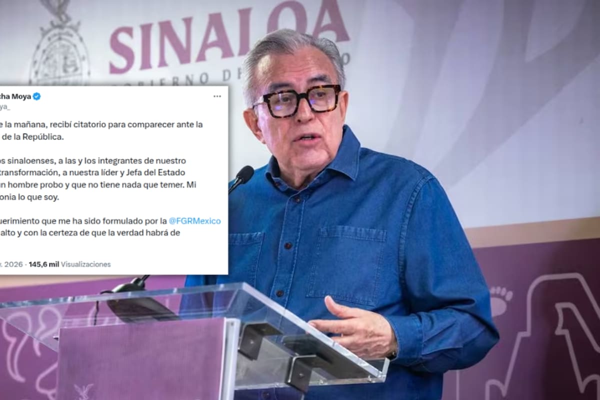 “Soy un hombre probo y no tengo nada que temer” responde el gobernador con licencia Rubén Rocha Moya tras recibir el citatorio de la Fiscalía General de la República por sus presuntos vínculos con Los Chapitos