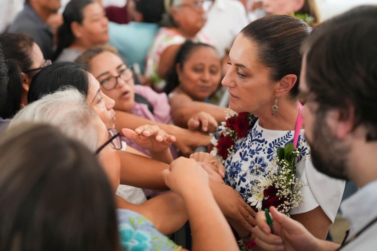 Coatzacoalcos, Veracruz, México, 6 de julio de 2025. La doctora Claudia Sheinbaum Pardo, presidenta Constitucional de los Estados Unidos Mexicanos en la Inauguración Hospital Materno Infantil IMSS-Bienestar Coatzacoalcos. | Foto: Presidencia