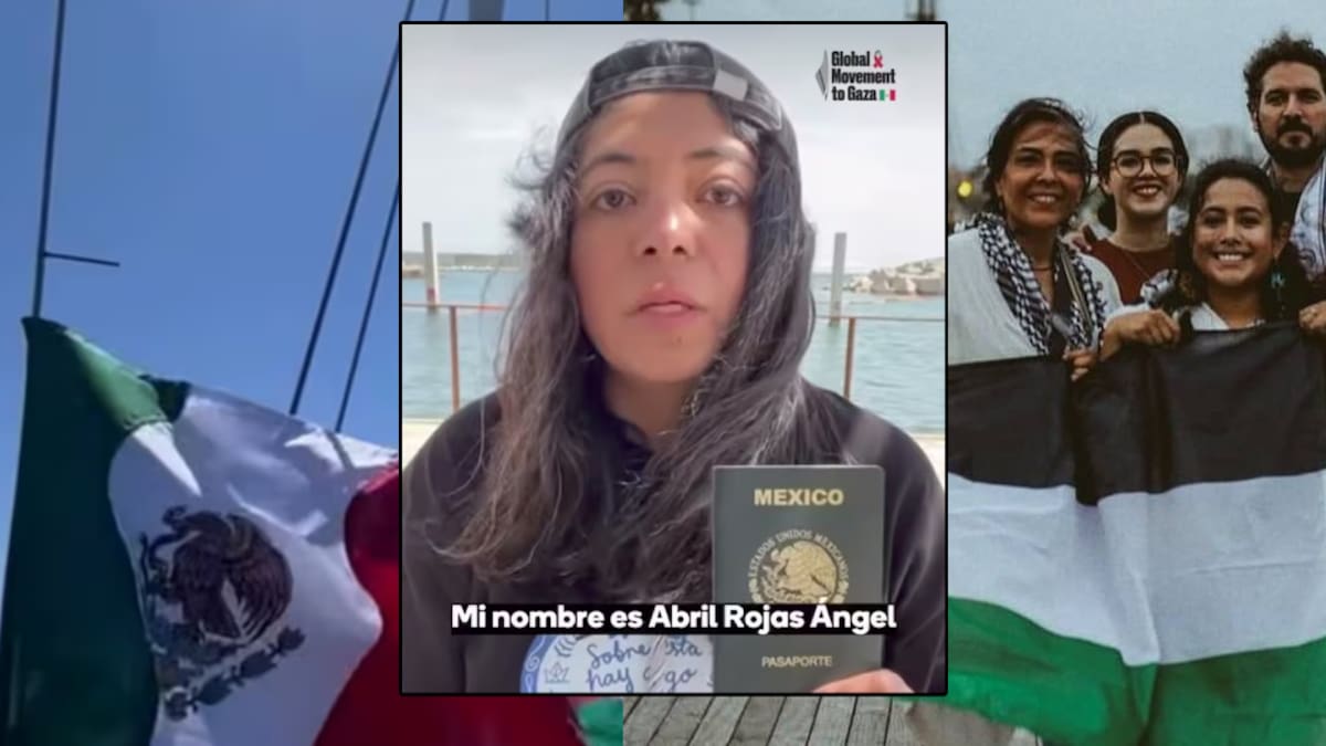 Repatrian a mexicana a bordo de la Flotilla Global Sumud que fue interceptada por Israel