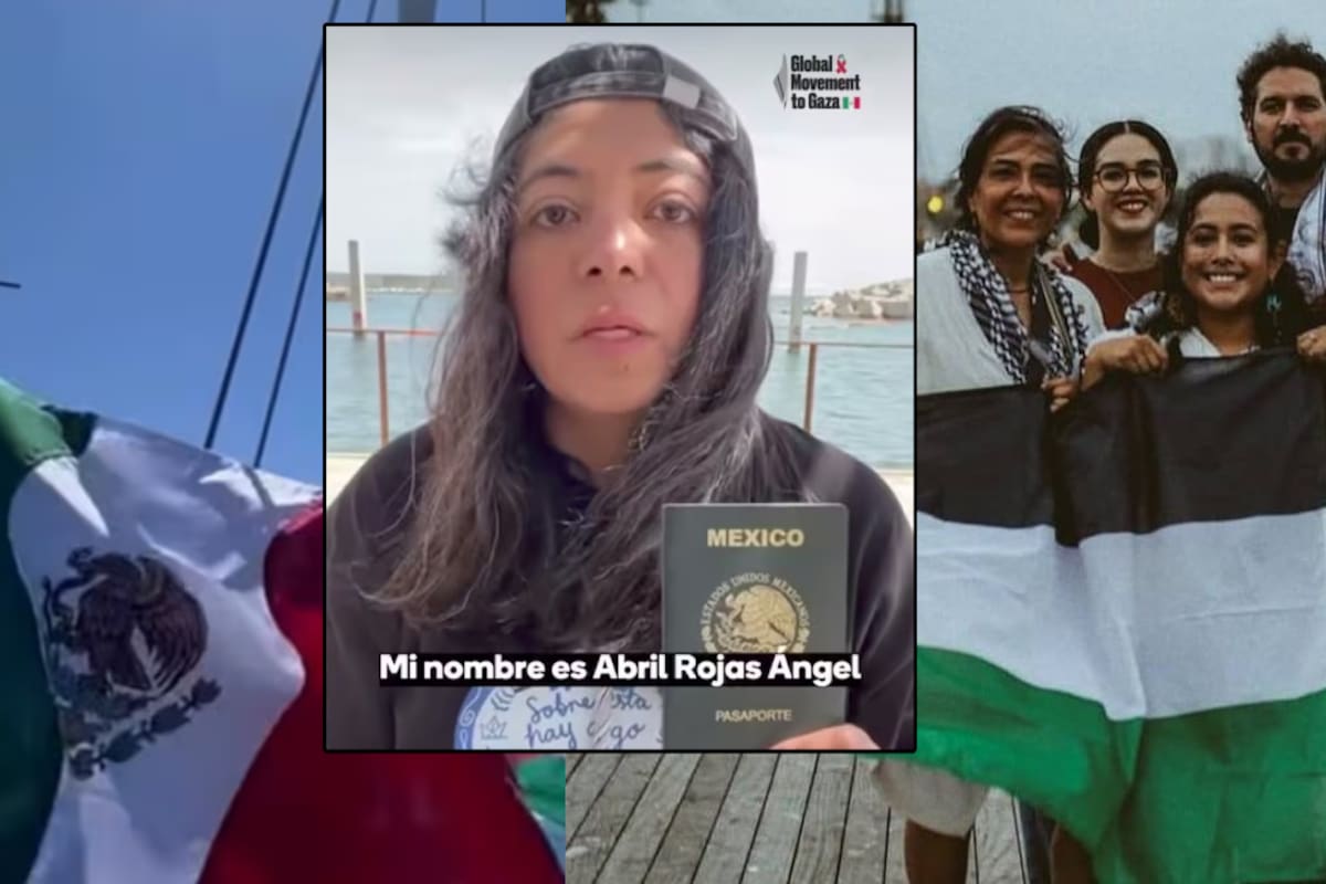 Repatrian a mexicana a bordo de la Flotilla Global Sumud que fue interceptada por Israel