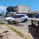 Mala maniobra al cambiar de carril provoca choque entre dos vehículos en el centro de Hermosillo