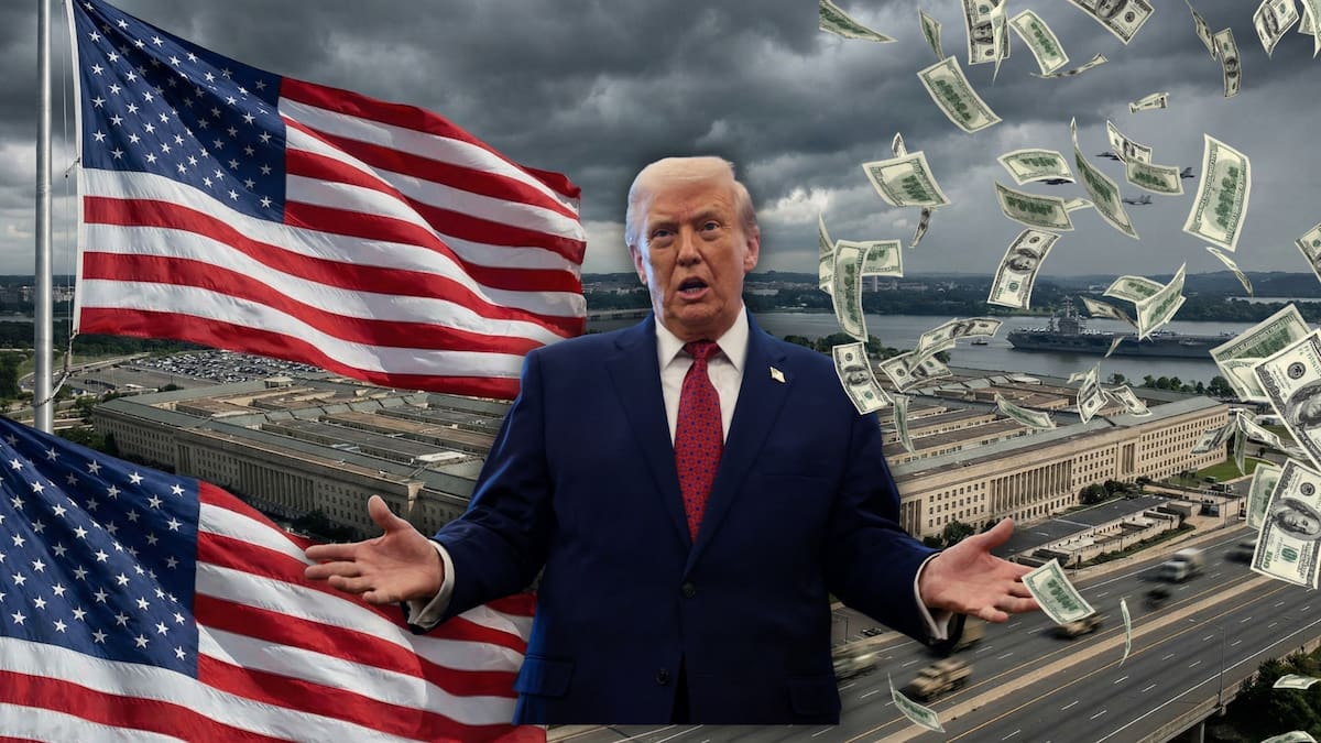 El presidente de Estados Unidos propuso aumentar el presupuesto militar a 1.5 billones de dólares. (Reuters/Canva)