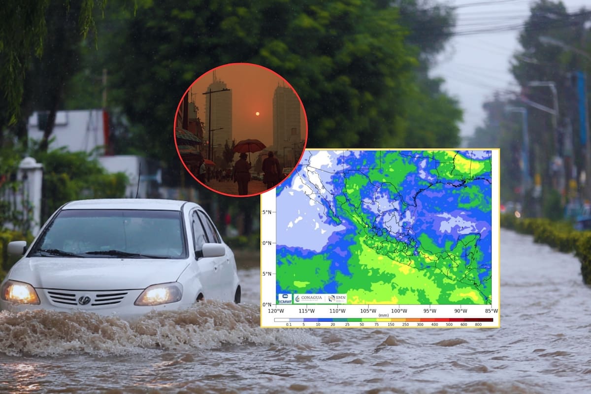 SMN alerta por lluvias fuertes, vientos peligrosos y onda de calor extremo en varios estados para este viernes
