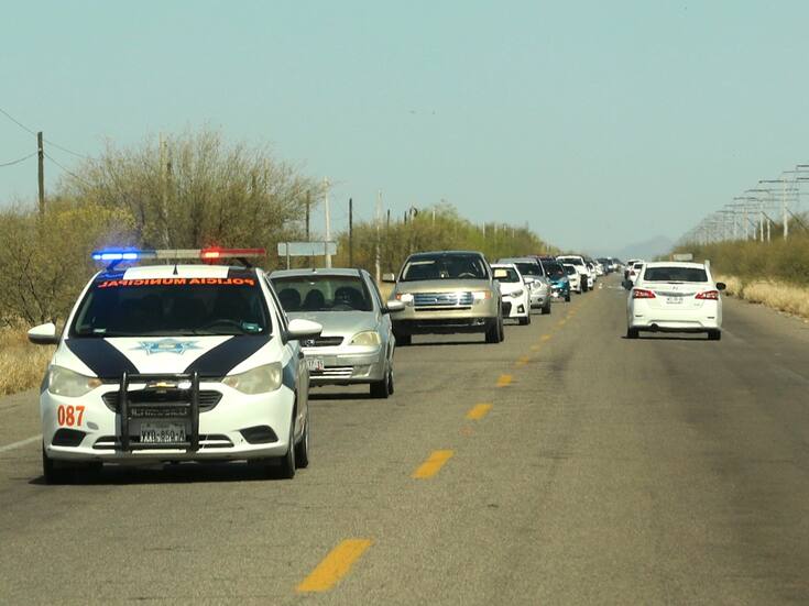 74 elementos y 25 patrullas vigilarán carreteras de Hermosillo a Bahía de Kino este fin de semana largo