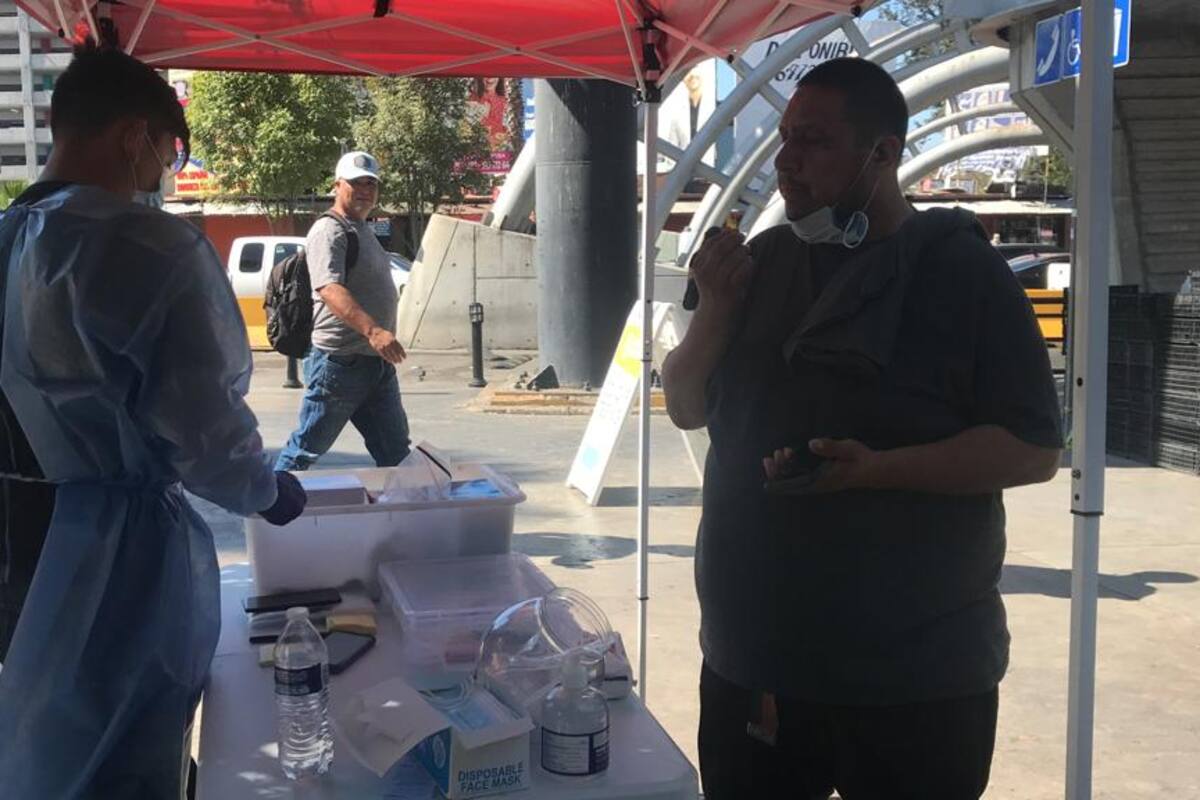 Hacen pruebas gratis del Covid-19 en ‘La Línea’