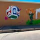 Jóvenes de Álamos a participan en creación de murales comunitarios como parte de la estrategia Mundial Social