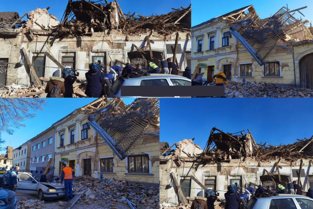 Terremoto de 6.4 destroza ciudades de Croacia