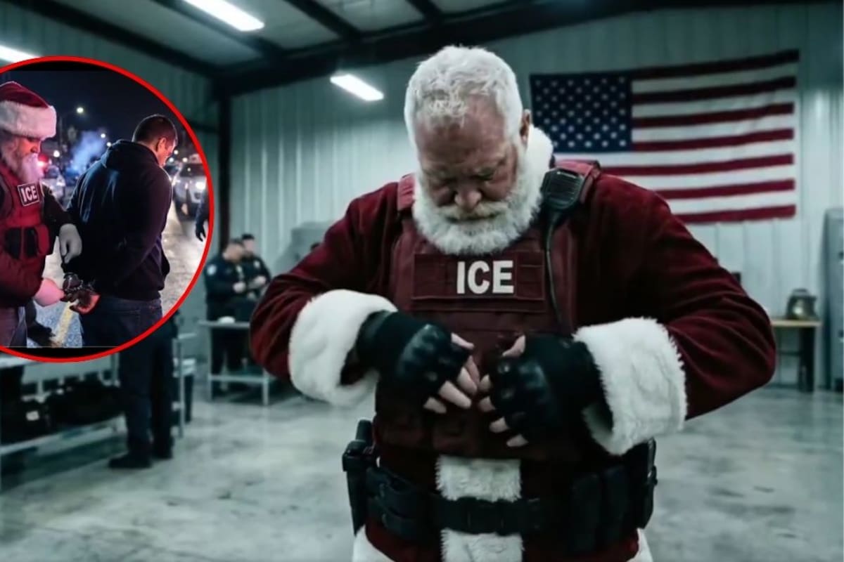 Santa Claus con chaleco antibalas: La campaña navideña del ICE que ofrece dinero a cambio de deportaciones en Estados Unidos