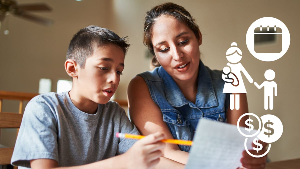 Este apoyo va dirigido a los niños y adolescentes que tienen sólo un padre o madre, de forma temporal o permanente o jóvenes en orfandad