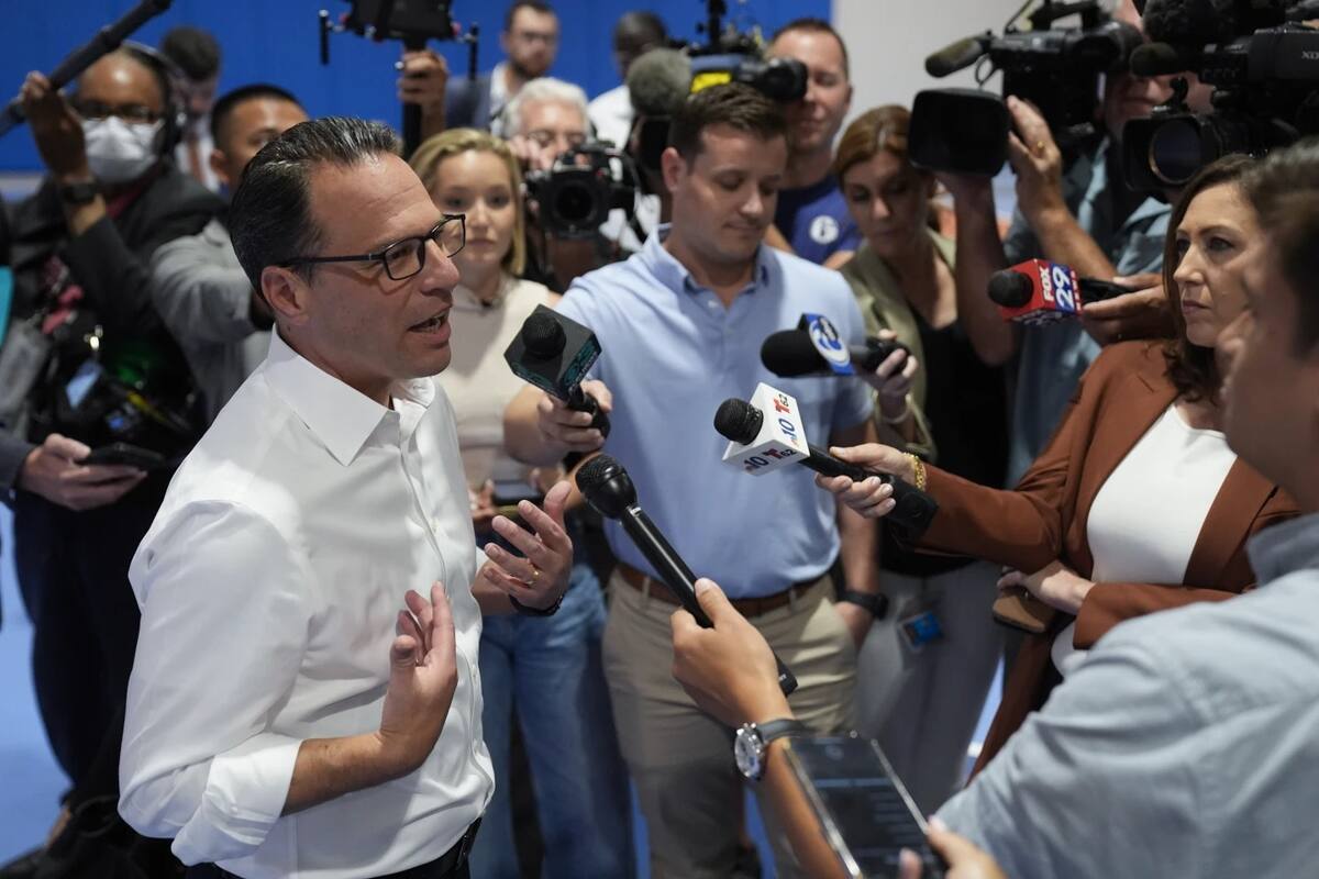 Josh Shapiro, gobernador de Pensilvania, EU. | Crédito: AP