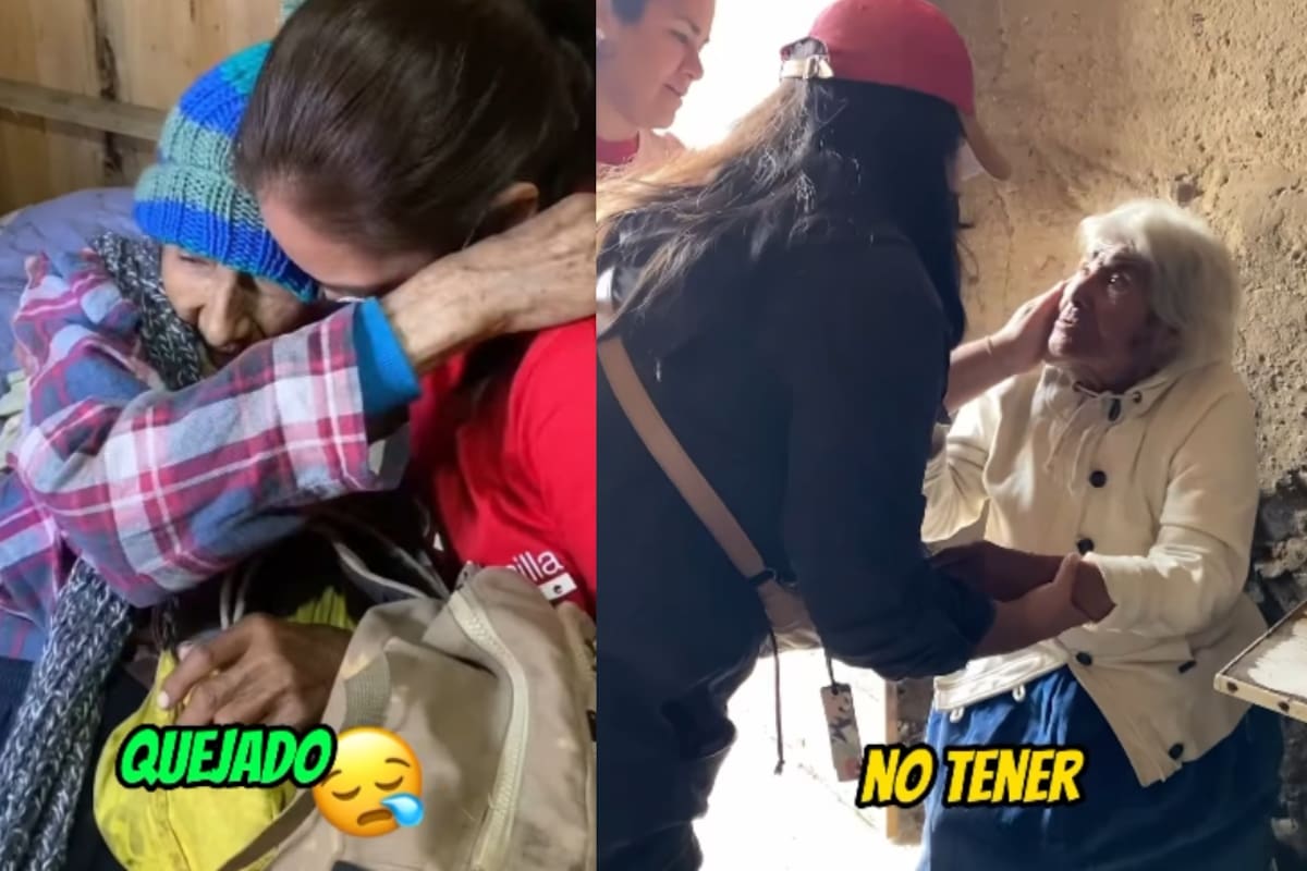 Organización conmueve en redes al compartir videos ayudando a adultos mayores en situación vulnerable