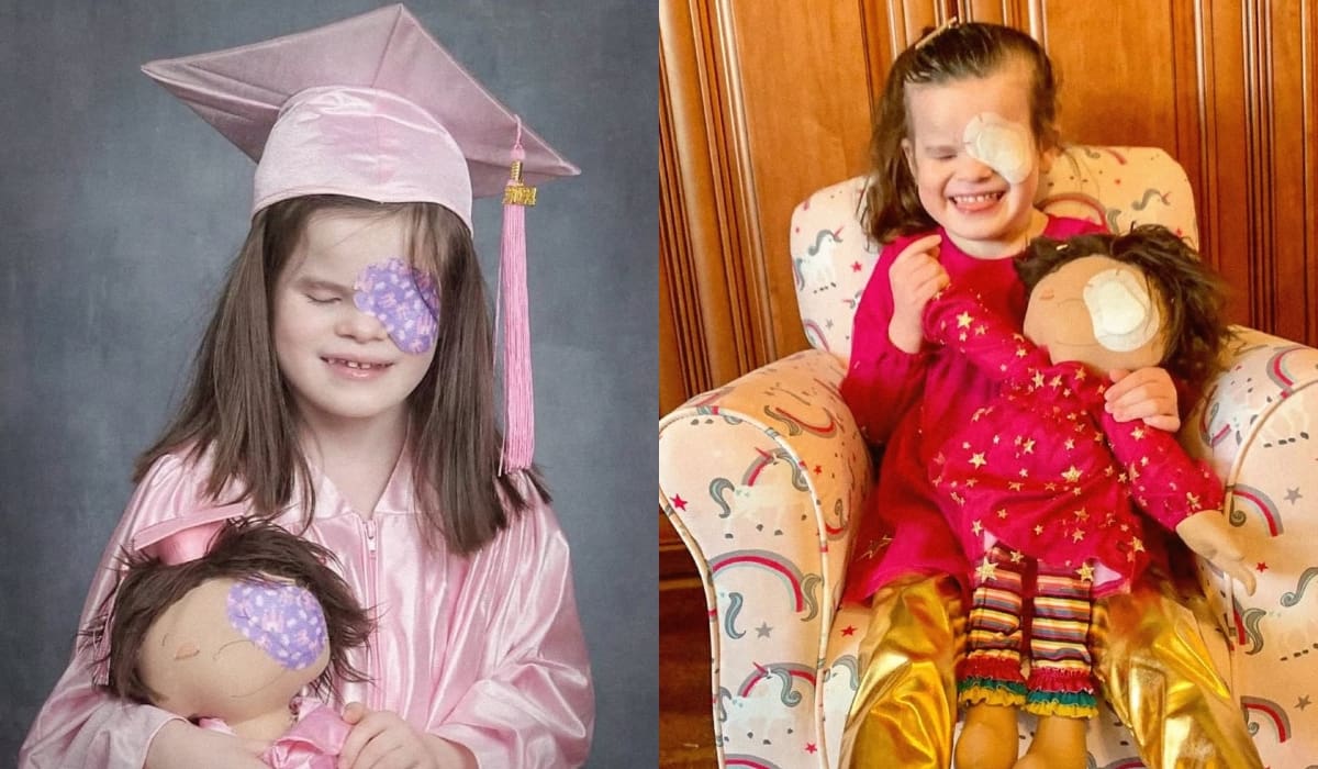 Mujer crea muñecos únicos con discapacidades para que los niños se sientan representados