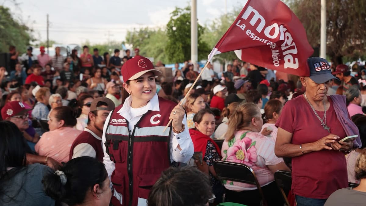 Célida toma fuerza rumbo a la Coordinación arropada por cientos de hermosillenses