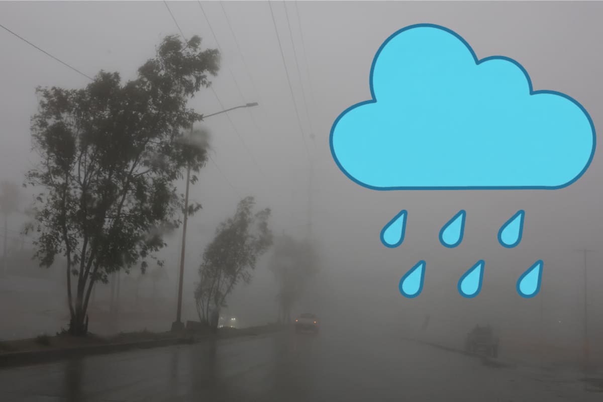 Prevén primeras lluvias en Tijuana entre finales de octubre y principios de noviembre