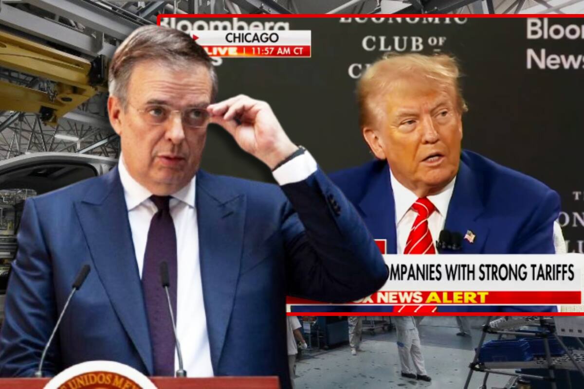 No hay plantas automotrices chinas en México, responde Ebrard a amenazas de Donald Trump de aranceles ‘terribles’ de hasta 2000%