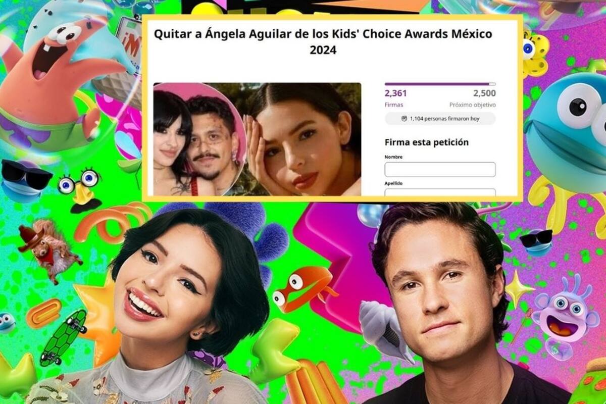 Segundo intento: tratan de sacar a Ángela Aguilar de los ‘Kids’ Choice Awards México 2024’