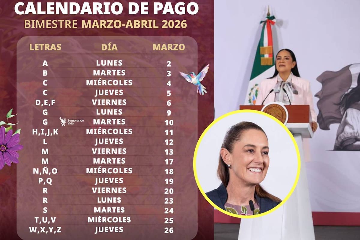 Ya es oficial: Pensión del Bienestar se pagará a partir de este lunes 2 de marzo de 2026; este es el calendario definitivo