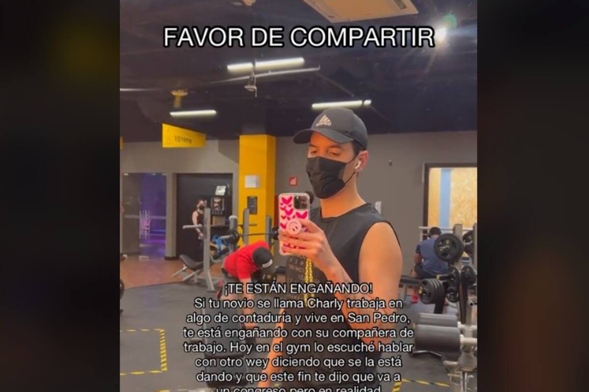 Exhibe a hombre infiel que conoció en gym; video viral da con la mujer engañada
