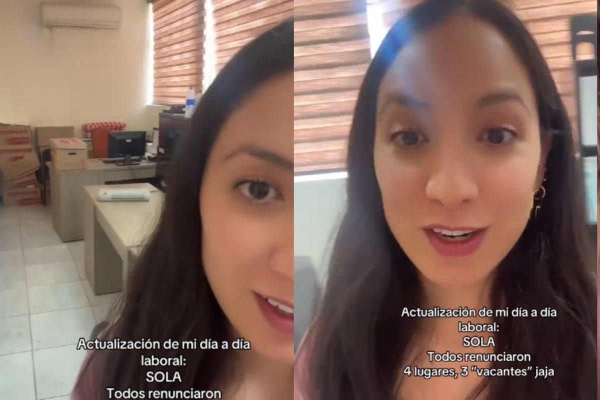 “Estoy sola”: Mujer muestra cómo sus compañeros renunciaron en masa