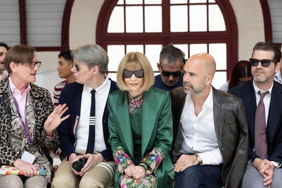 La editora de la revista Vogue, Anna Wintour durante la Semana de la Moda de París.