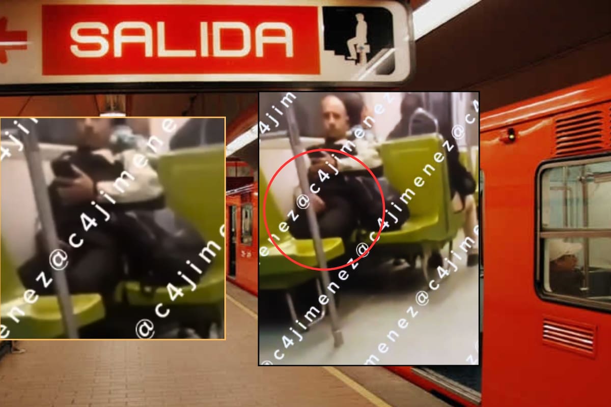 Difunden VIDEO de hombre masturbándose frente a una mujer en el Metro de CDMX; autoridades ya fueron alertadas y piden exponer al agresor