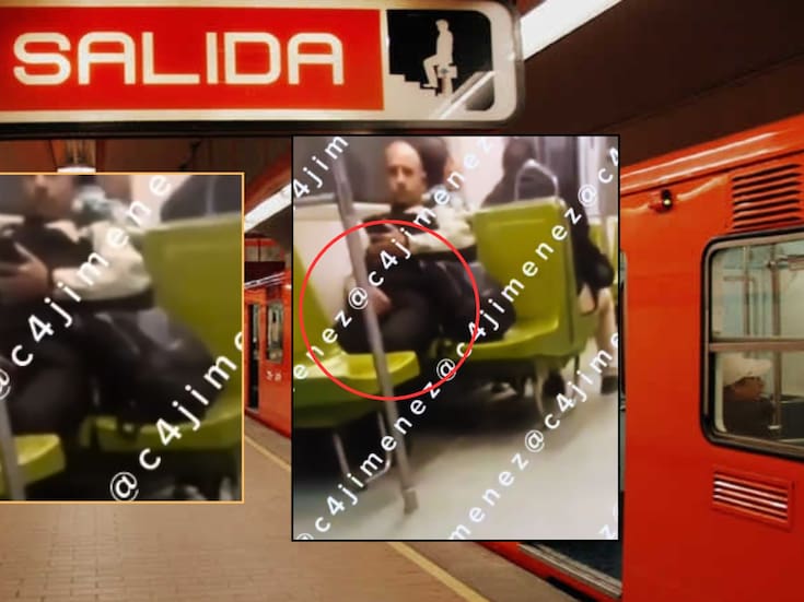 Difunden VIDEO de hombre masturbándose frente a una mujer en el Metro de CDMX; autoridades ya fueron alertadas y piden exponer al agresor