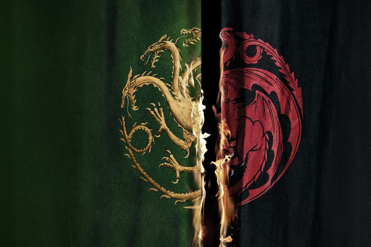 Estandartes de Rhaenyra y de Aegon II adornan New York