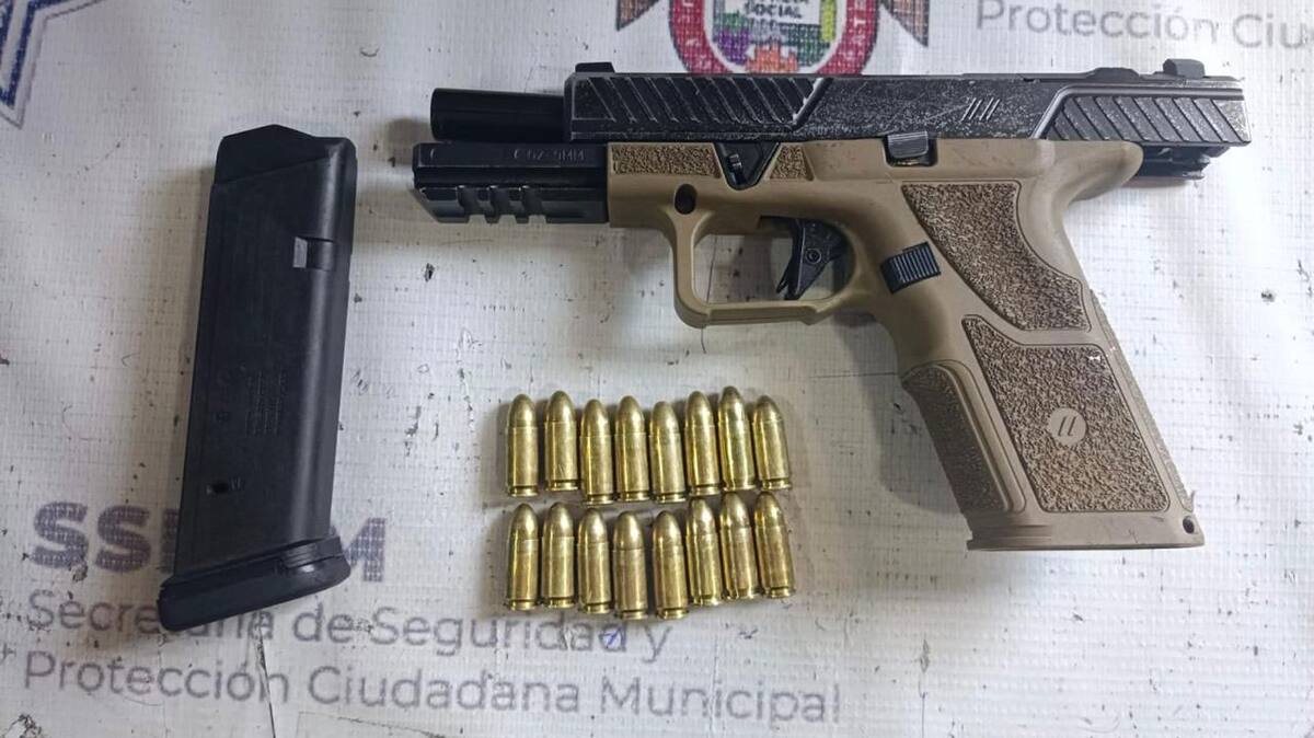 Los asaltantes llevaban un arma calibre 9 milímetros y 16 cartuchos.