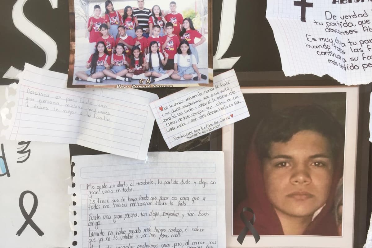 "Estamos destrozados", directora de la escuela donde estudiaba Abisai
