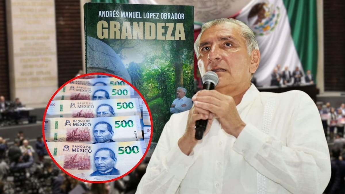 Adán Augusto López se gastó 7.8 millones de pesos en libros de AMLO para repartirlos entre senadores de Morena como regalo de Navidad mientras él sostiene que utilizó sus propios “ahorros” y negoció un “precio especial” con la librería