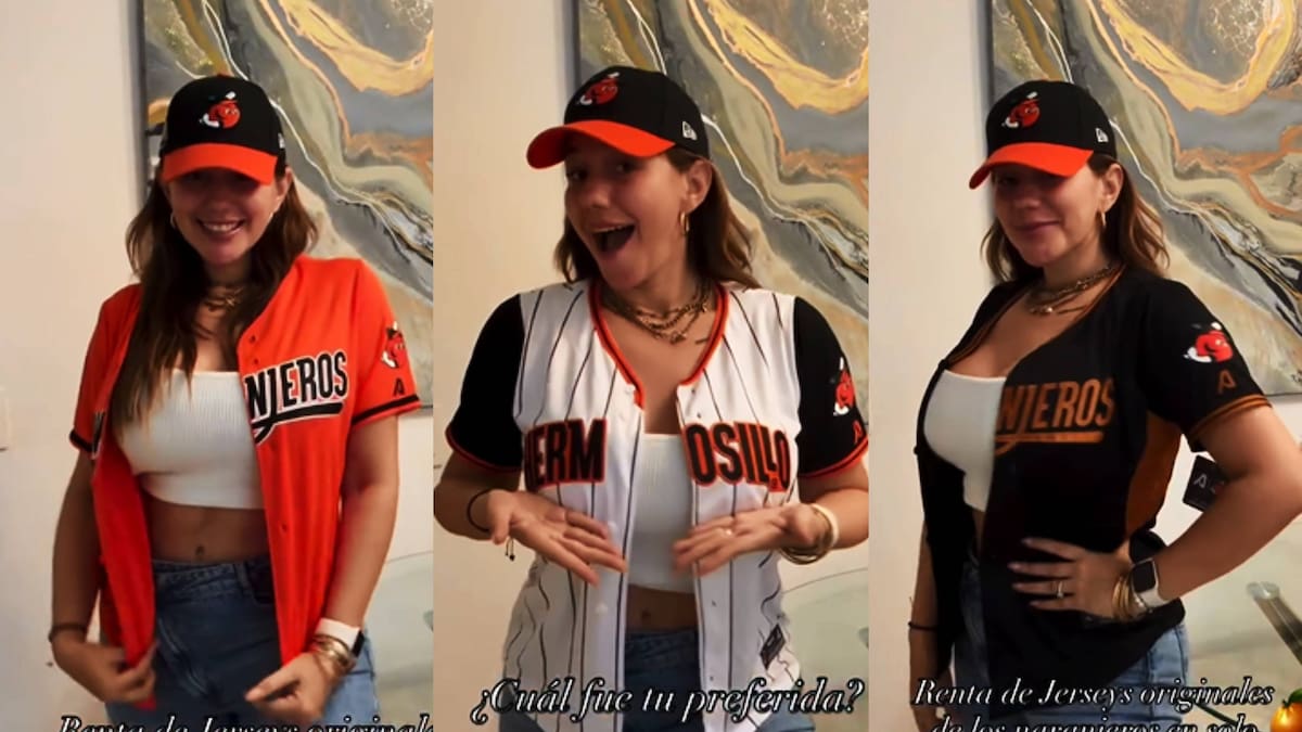 Emprendedora hermosillense renta jerseys originales de Naranjeros para lucir “fabulosa en el estadio”