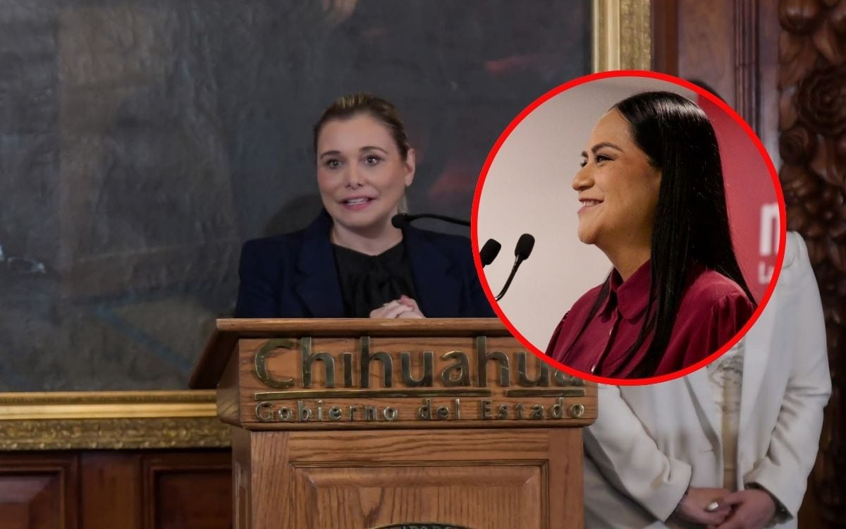 Maru Campos responde a Morena tras anuncio de juicio político en Chihuahua y niega acuerdos “en lo oscurito”. | Crédito: X @MaruCampos_G @PartidoMorenaMx