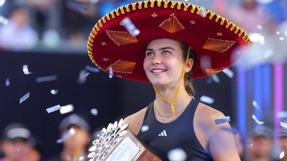 Ganó el Guadalajara Open con 17 años y su carrera explotó: Iva Jovic vuelve un año después como una de las mejores del mundo