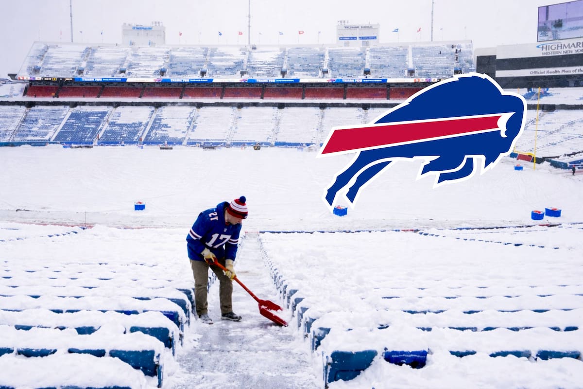 ¡Les pagarán un billetón! Equipo de la NFL llama a sus fans para palear la nieve del estadio antes del juego del domingo