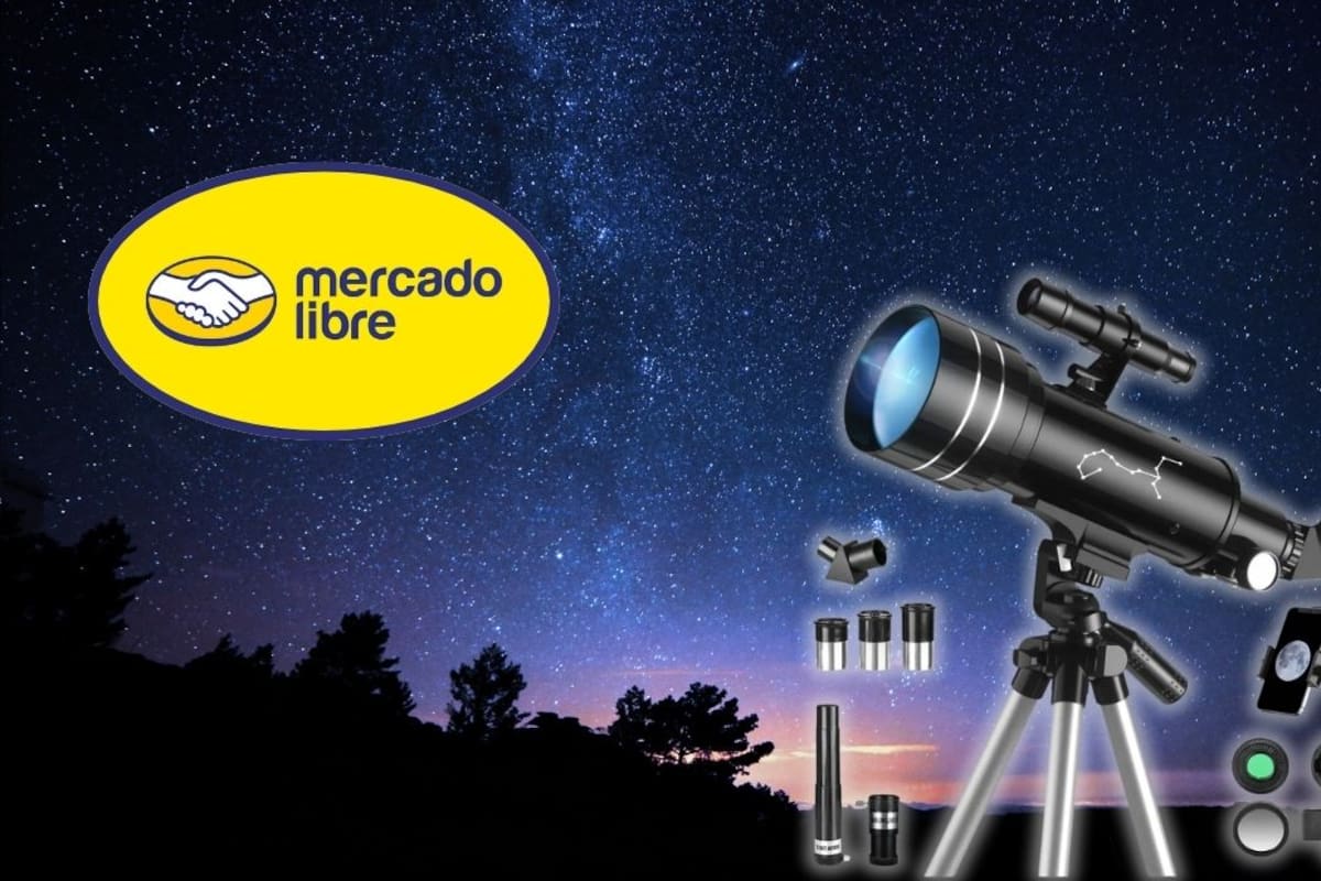 El telescopio astronómico más vendido de Mercado Libre baja a 775 pesos con envío gratis