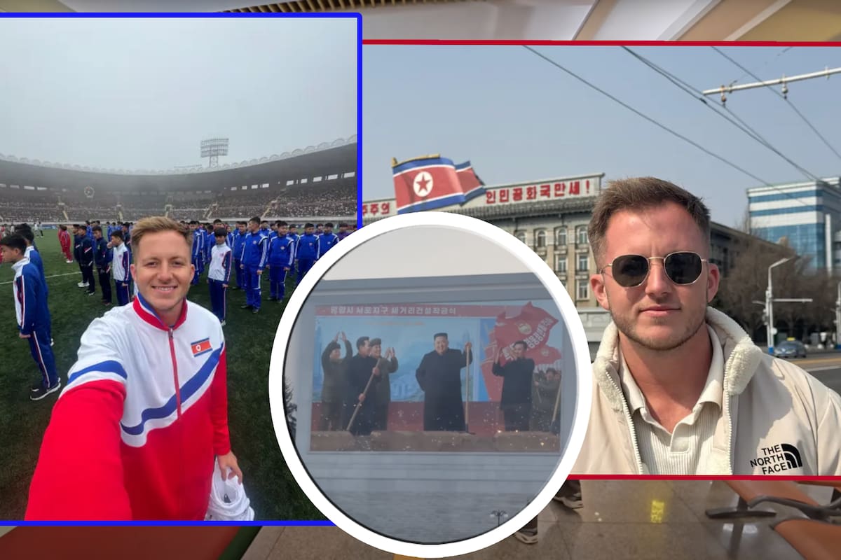 Youtuber británico se infiltra en Corea del Norte durante un maratón internacional