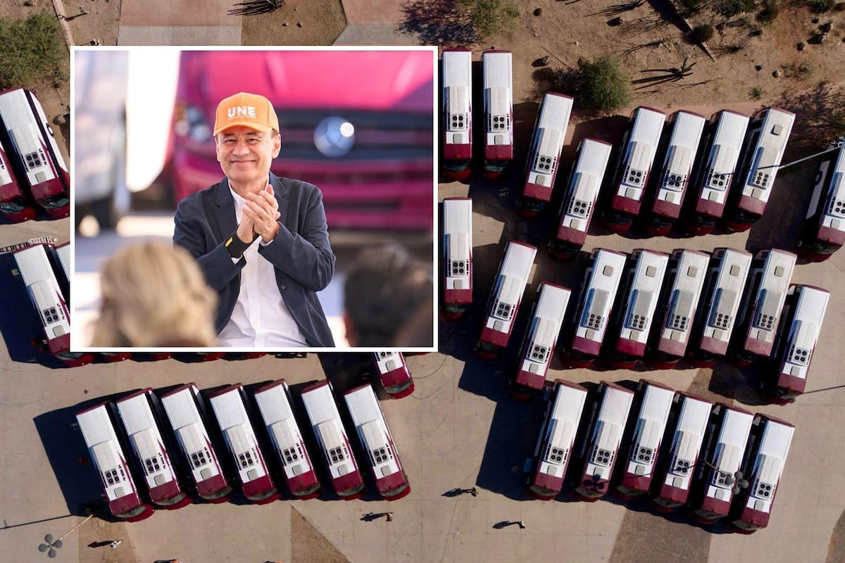 Entrega Gobernador Durazo nuevos camiones en Hermosillo; suman 420 unidades renovadas en todo Sonora