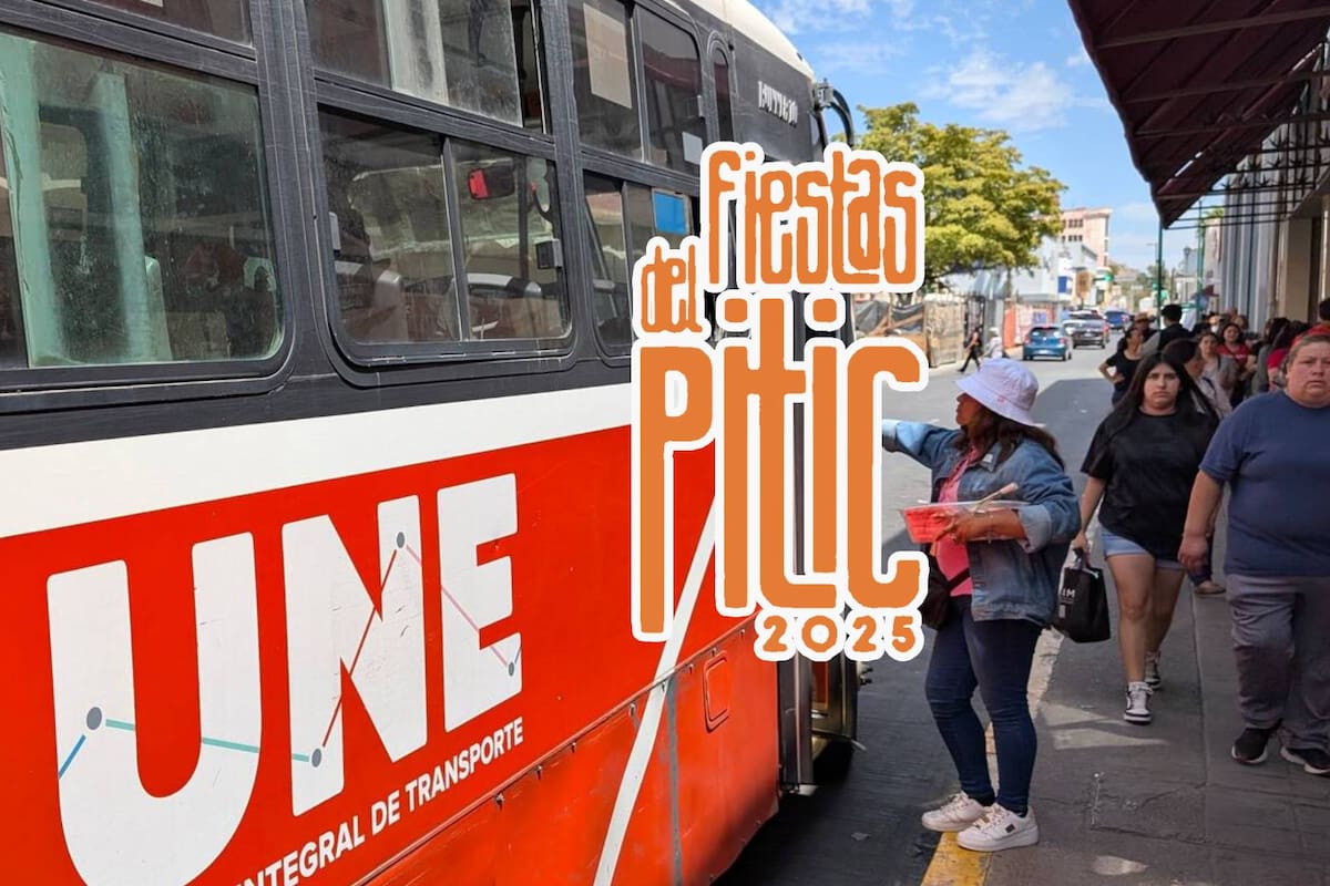 Rutas de las líneas 3 y 15 cambiarán durante Fiestas del Pitic en Hermosillo