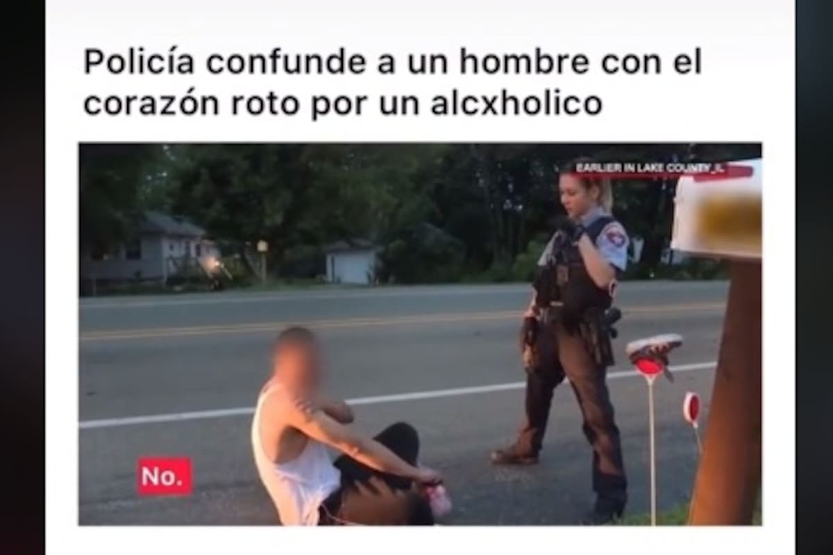 Policía pensó que un hombre estaba borracho; resultó tener el corazón 'roto'