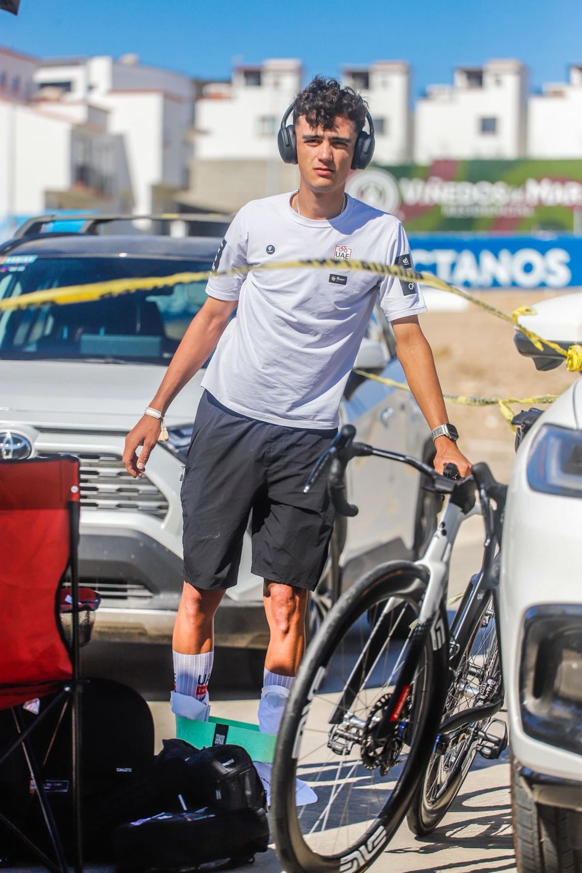 El atleta participará este jueves a las 12:00 horas en la prueba contrarreloj y el próximo sábado será la carrera de ruta en el Valle de Guadalupe. Foto: Alejandro Zepeda