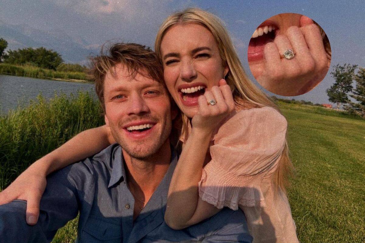 Emma Roberts anuncia su compromiso con Cody John a meses de comenzar su relación