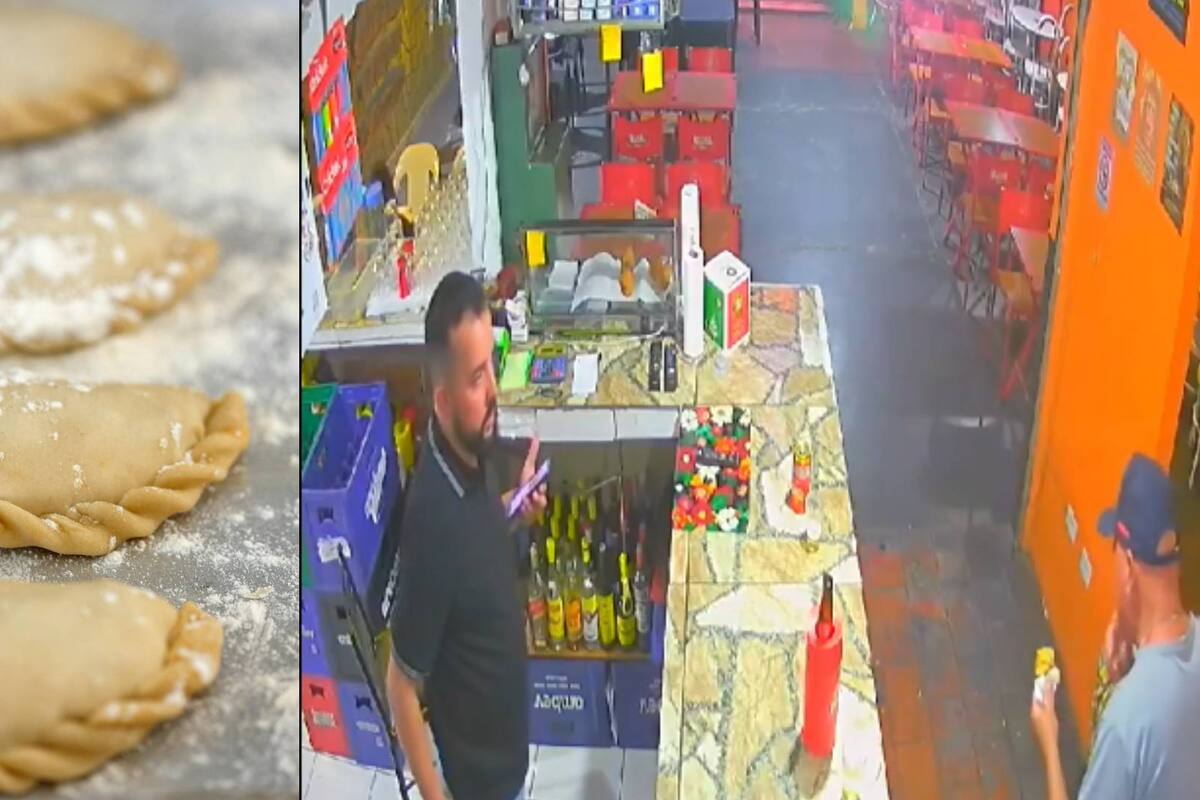 Quemaduras en el rostro sufre hombre al que le explotó una empanada de pollo en Brasil mientras comía