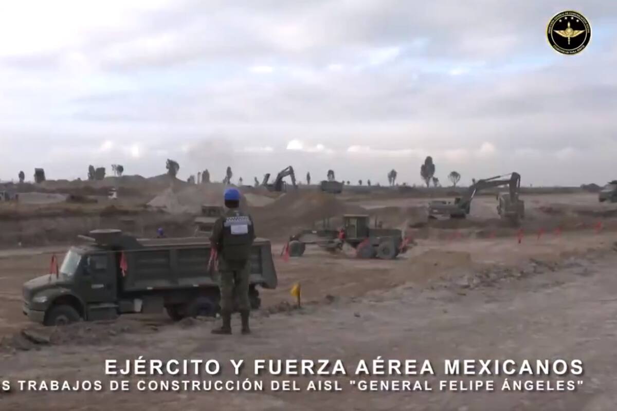 VIDEO: Sedena presume trabajos de construcción de Santa Lucía