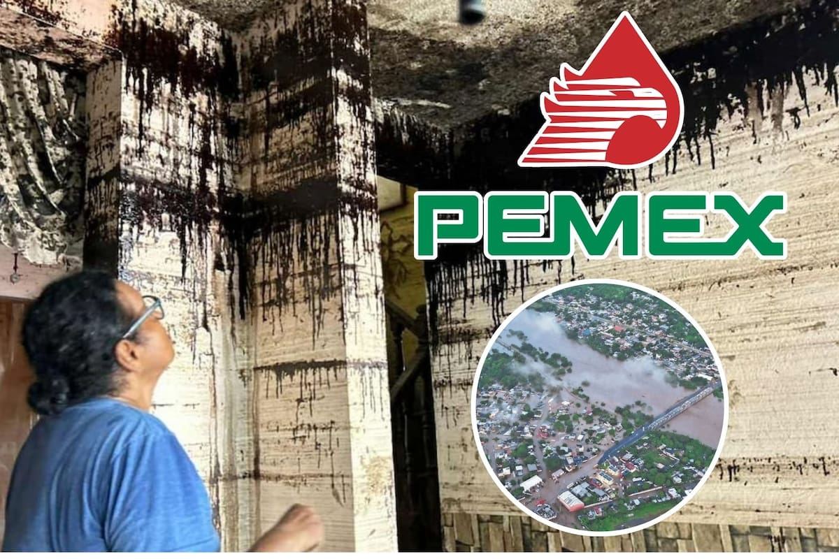 Damnificados de Poza Rica denuncian chapopote y manchas de aceite tras la creciente del Río Cazones; urgen a Pemex evaluar daños