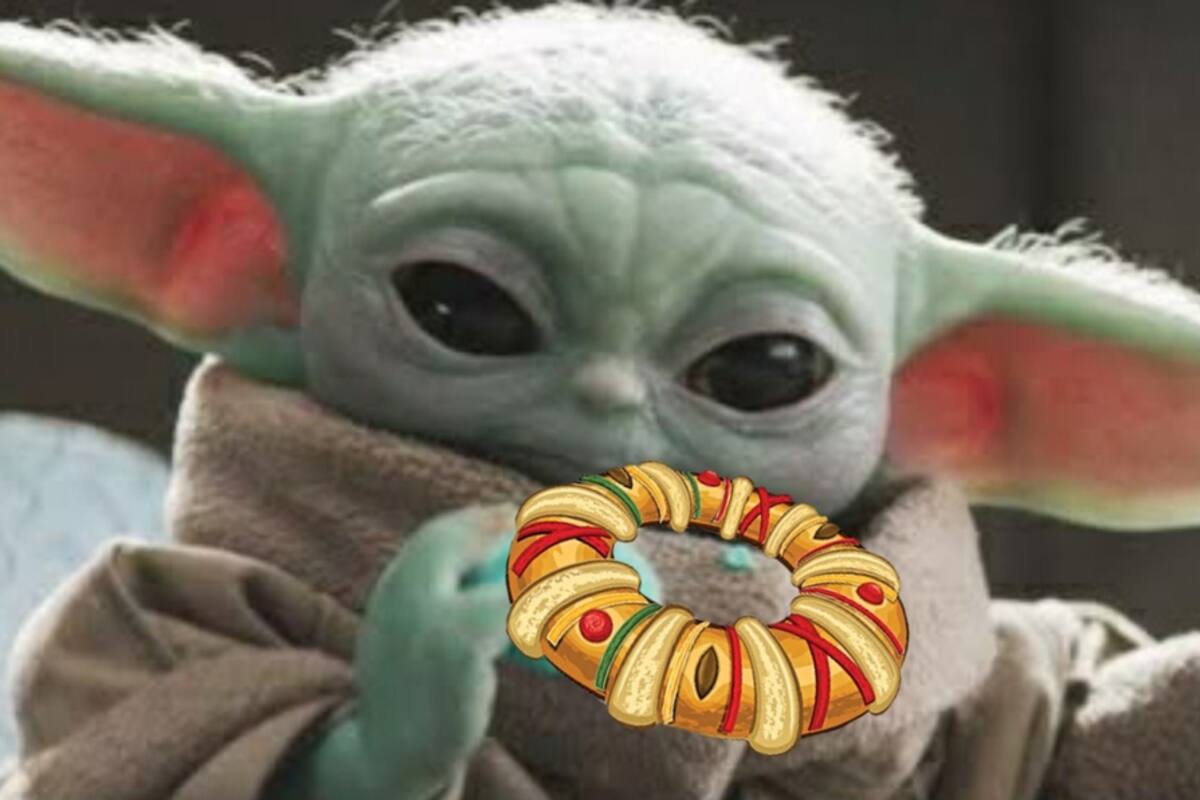 Rosca de Reyes con Baby Yoda desata 'guerra de memes'