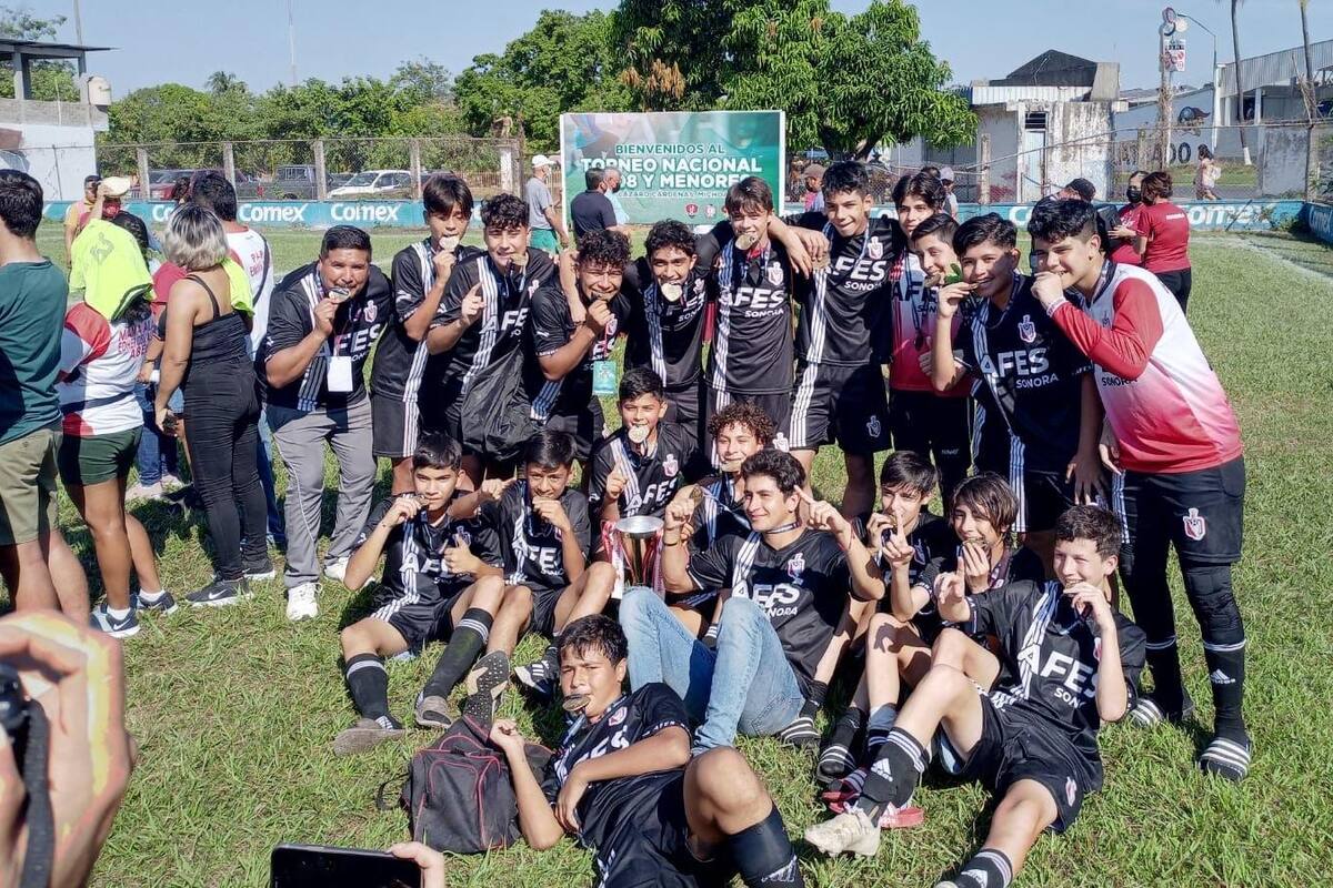¡Campeones! Sonora se alza con el título del Nacional de Futbol 2008