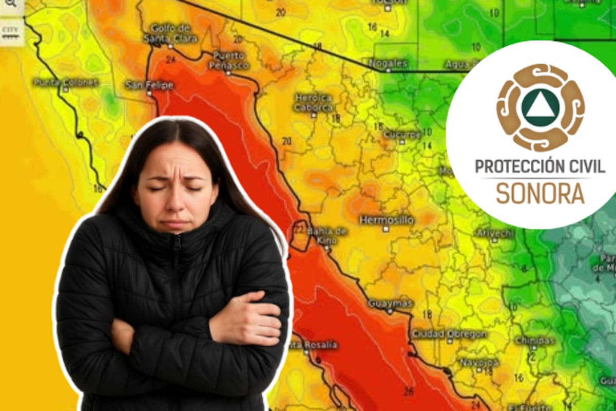 Frente frío número 13 provocará descenso drástico de temperaturas en Sonora: zonas montañosas podrían alcanzar los 0°C este fin de semana